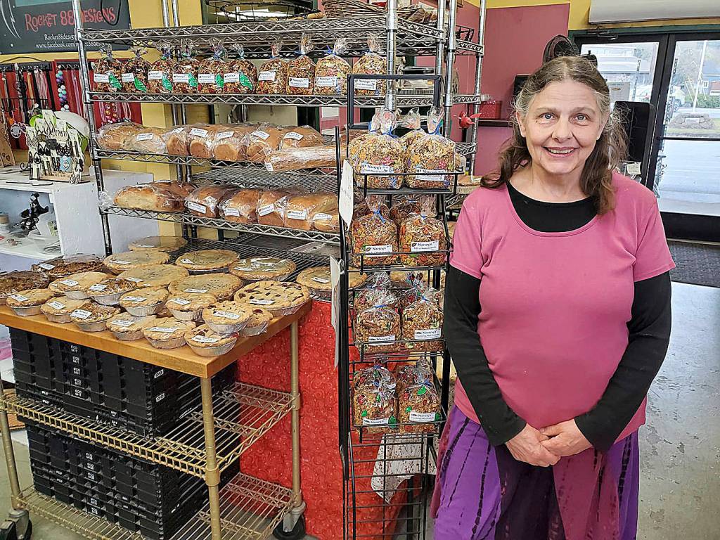 Photo by Paul Strawn
Nancy Lachels bakery is a Harbor favorite. Its located within the Hoquiam Farmers Market, where several local artisans also sell their wares.