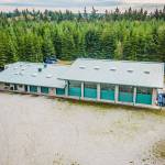 A 9,000 square foot building houses an office, workshop, fitness center, his-and-her locker rooms with showers and a kitchen equipped to feed 50 people. (Eddie Hayes / Digital Tide Productions)