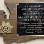 COURTESY PHOTO 
The Grays Harbor County Sheriffs Office was recently accredited by the Washington Association of Sheriffs and Police Chiefs for operating under best practices and standards for law enforcement.