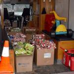 DAN HAMMOCK | THE DAILY WORLD 
A generous Hoquiam community and businesses allowed the Hoquiam Police Department to load its mobile command post vehicle with toys for local kids in need.