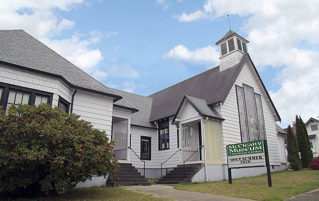 COURTESY PHOTO 
With a major push and generous donations, McCleary Museum volunteers were able to purchase the former United Methodist Church on Third Street in McCleary.