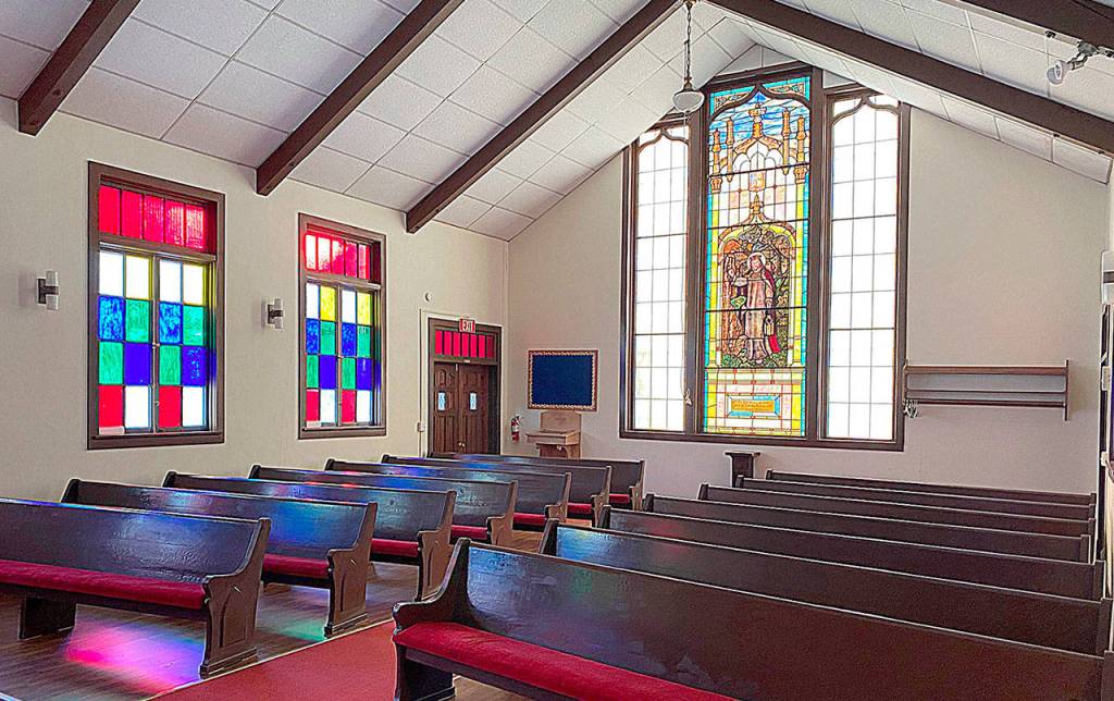 COURTESY PHOTO 
The pews will remain so the museum can be used as an event center.