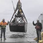 DALLAS EDWARDS | CORPS OF ENGINEERS 
Maintenance dredging of the inner harbor at Grays Harbor will begin Jan. 4. About 1.8 million cubic yards of material will be removed from the federal navigation channel over the course of roughly three years.