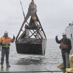 DALLAS EDWARDS | CORPS OF ENGINEERS 
Maintenance dredging of the inner harbor at Grays Harbor will begin Jan. 4. About 1.8 million cubic yards of material will be removed from the federal navigation channel over the course of roughly three years.