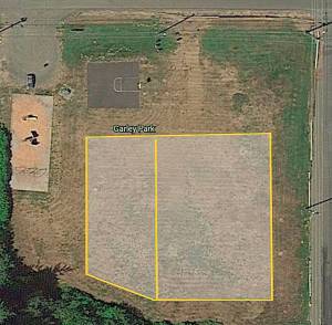 COURTESY PHOTO 
The proposed location of Aberdeens first dog park in Garley Park. It will be split into two parts, one for smaller dogs, one for larger dogs.