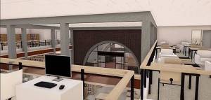 COURTESY IMAGEs
The design of the second floor of the Aberdeen Library will add 2,500 square feet of public space with additional seating, tables and charging stations.