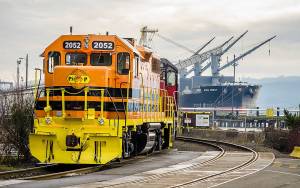 COURTESY PORT OF GRAYS HARBOR 
The Port of Grays Harbor handled a record amount of cargo in 2020, with more than 3.2 million metric tons of cargo moving through its four terminals.