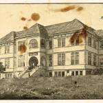 Photo from 1936 Nautilus yearbook
The second location of Grays Harbor Junior College was in the old Terrace Heights School building from 1935-46.