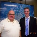 Bill Simpson and Congressman Derek Kilmer. (Colleen Simpson photo