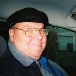 Bill Simpson in a hat he became known for wearing.