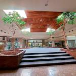 REPORT PHOTO 
A photo from the engineering report on the Shoppes at Riverside shows the stage area, where a large traveling crack sound was heard in the structure above.