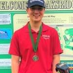 Hoquiams Michael Jump won his second consecutive 1A District 4 championship on Friday at Oaksridge Golf Course in Elma. (Photo by Ben Winkelman)