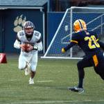 RYAN SPARKS | THE DAILY WORLD Hoquiam quarterback Dane McMillan (10) seen here in a game against Aberdeen on March 20, was named the 1A Evergreen League Offensive MVP on Wednesday.