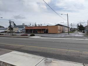 DAVE HAVILAND | THE DAILY WORLD 
The former Crown Drug building has been purchased by the YMCA.