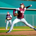 Montesano starting pitcher Tyler Johansen allowed two earned runs in two innings of work and got a no decision in the Bulldogs 7-6 extra-inning loss to Centralia on Monday in Centralia. (Eric Trent | The Chronicle)