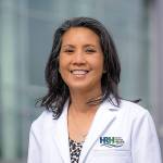 Dr. Anne Marie Wong sports the new Harbor Regional Health logo. (CHRIS MAJORS | GRAYS HARBOR COMMUNITY HOSPITAL)