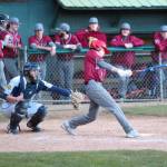 RYAN SPARKS | THE DAILY WORLD Hoquiams Cayden Kempf had three hits in the game to lead the Grizzlies in a 13-3 loss to Aberdeen Monday at Olympic Stadium.