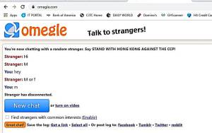 COURTESY HOQUIAM POLICE DEPARTMENT 
Omegle is one of the websites Hoquiam Police Chief Jeff Myers warns is being used to solicit pornographic images from minors.