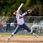 PHOTO BY JENNIFER RAFFELSON Ocosta pitcher Annika Hollingsworth lead the Wildcats to a 3-0 win over Toutle Lake in the quarterfinals of the 2B Division 4 Softball Tournament on Tuesday in Westport.