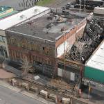 DAVE HAVILAND | THE DAILY WORLD 
The City of Aberdeen is moving ahead with plans to demolish the old Pioneer Paper Building at 419 E. Heron St.