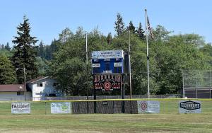 DAN HAMMOCK / THE DAILY WORLD 
Failor Field, the Little League ballpark in south Aberdeen, will get a new, taller fence and a new ADA bathroom thanks in part to a $260,000 state grant.