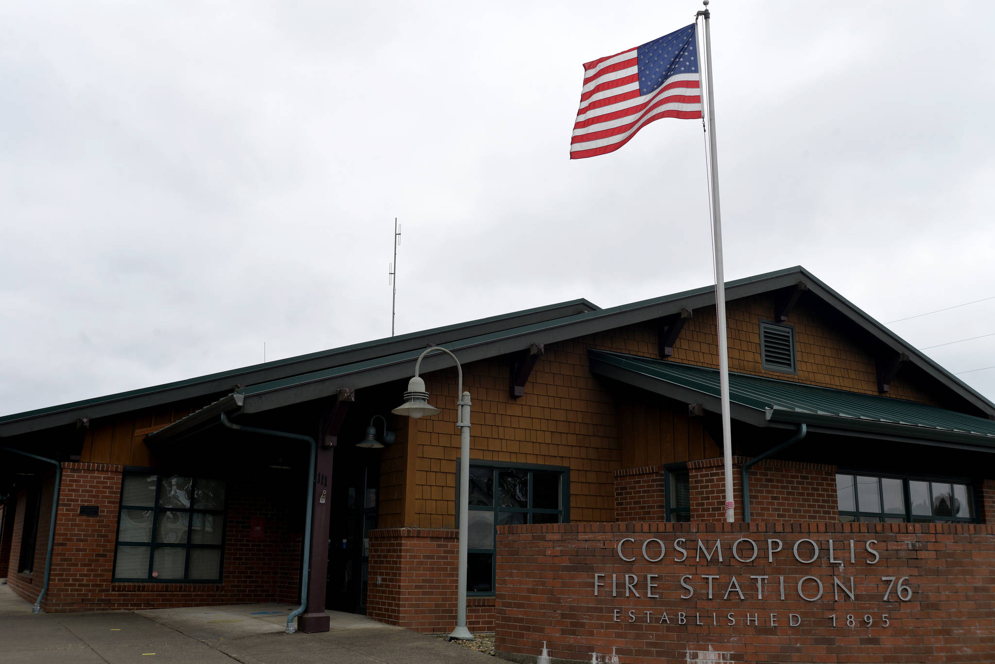 DAVE HAVILAND | THE DAILY WORLD
The Cosmopolis Fire Department at the corner of D and Second streets in Cosmopolis.