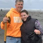 Brian Shay of Montesano and his daughter Rachel Shay enjoyed some great digging Friday morning at Mocrocks. (Courtesy Alissa Shay)