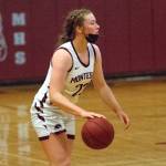 DAILY WORLD FILE PHOTO Montesano junior Paige Lisherness was named the 1A Evergreen League co-MVP on Wednesday after leading the Bulldogs to a district championship in 2021.