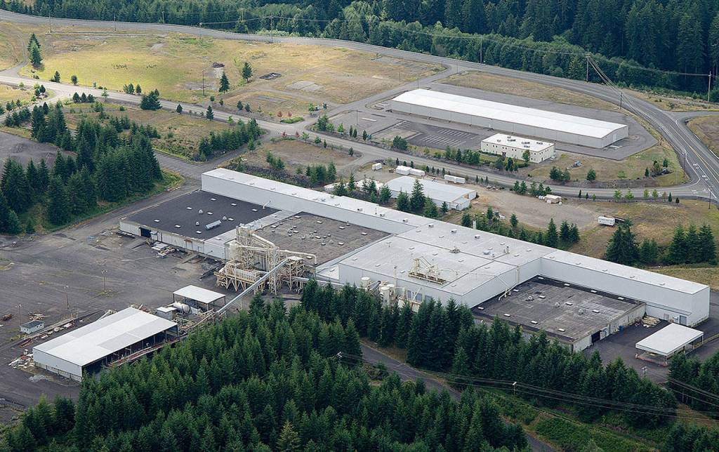 Courtesy Port of Grays Harbor
The Olympic View Warehouse at the Satsop Business Park. Lynch Creek Farm, producer of custom wreaths, is expanding its production at the business park.