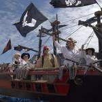 Courtesy KJW Photography and Rusty Scuppers Pirate Daze 
The Half Moon Bay Pirates will be sailing a new 30-foot pirate boat down Westhaven Drive in this years Rusty Scuppers Pirate Daze Parade Sunday in Westport.