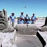 Chainsaw artists from throughout the Northwest will flock to the Sand and Sawdust Festival to show off and see their work. The theme for this years festival is Here Comes the Sun, and there should be plenty this year as Ocean Shores temperatures are predicted to range from the mid-70s to the mid-80s over the weekend.