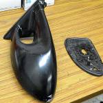 State Patrol investigators are seeking a Toyota Celica missing this passenger side mirror for a hit-and-run collision with a bicyclist on State Route 109 near Ocean City June 22. (Courtesy Washington State Patrol)