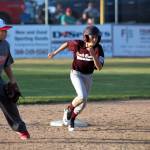 RYAN SPARKS | THE DAILY WORLD South Beachs Brayden Dungey races around the bases after belting a run-scoring double in a 12-6 victory over Capitol National in the championship game of the 10-12 TOC Tournament on Tuesday in Montesano.