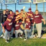 RYAN SPARKS | THE DAILY WORLD
South Beach Little League poses for a photo after winning the 10-12 TOC championship on Tuesday at Nelson Field in Montesano.