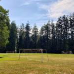 RYAN SPARKS | THE DAILY WORLD The soccer fields on the west side of Makarenko Park will come into play for four holes of a proposed disc golf course at the Cosmopolis recreational area.