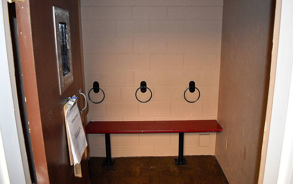 DAN HAMMOCK | THE DAILY WORLD 
The jail at the current Elma police station.