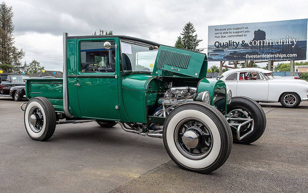 courtesy of Alicia Tisdale 
This 1920s Ford pickup was among the 60-plus participants in the Midnight Cruizers car show in South Aberdeen in 2019. After a pandemic-related year off, the show returns to Five Star Chervrolet-Buick on Saturday, Aug. 21.