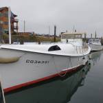 courtesy of John Shaw 
Two historic Coast Guard motor lifeboats entered the Westport Marina on Aug. 16, 2021. Both boats were donated for display to the Westport South Beach Historical Society.