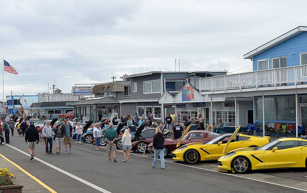DAN HAMMOCK | THE DAILY WORLD 
Westhaven Drive will be lined with Corvettes from across the region and beyond when Corvettes of Grays Harbor Corvettes at the Marina returns to Westport Saturday.