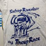 A t-shirt from the Satsop River Fair and Tin Cup Races in 1971. (Courtesy John Kirkwood)