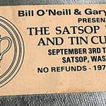 Courtesy John Kirkwood
A ticket for the 1971 Satsop River Fair and Tin Cup Races music festival cost $16 for access to all four days.