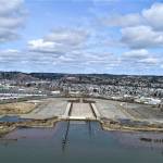The Port of Grays Harbor has applied for a grant to repurpose the former 520 pontoon casting basin it purchased in 2018. (Courtesy state Department of Transportation)
