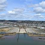 The Port of Grays Harbor has applied for a grant to repurpose the former 520 pontoon casting basin it purchased in 2018. (Courtesy state Department of Transportation)
