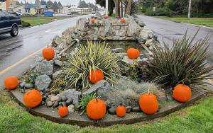 Courtesy photo 
The entryway to Ocean Shores is all dressed up for Halloween.