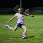 DAILY WORLD FILE PHOTO Elma forward Beta Valentine was named to the 1A Evergreen Leagues First Team after placing second in the league in goals scored.