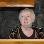 DAN HAMMOCK | THE DAILY WORLD, file 
Ocean Shores Mayor Crystal Dingler speaks at the 2020 Greater Grays Harbor Lunch with the Mayors event at the Rotary Log Pavilion in Aberdeen.