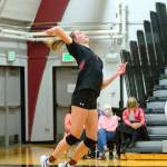 DAILY WORLD FILE PHOTO Raymond senior outside hitter Kyra Gardner was named the 2B Pacific Leagues MVP, league officials announced earlier this week.