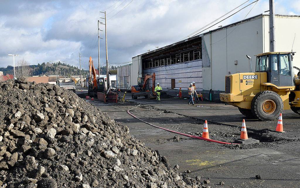 Courtesy of Quinault Indian Nation
The old WorkSource building at 511 W. Heron St. in Aberdeen is getting made over into a $20 million Quinault Indian Nation wellness clinic.