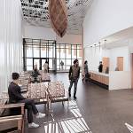 Courtesy of Quinault Indian Nation
Conceptual art of the lobby of the under construction Quinault Indian Nation wellness center in Aberdeen.