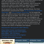 The debuke from the Aberdeen Firefighters' Facebook page about the attempt to form a regional fire authority between Aberdeen and Hoquiam, which failed by 14 votes.